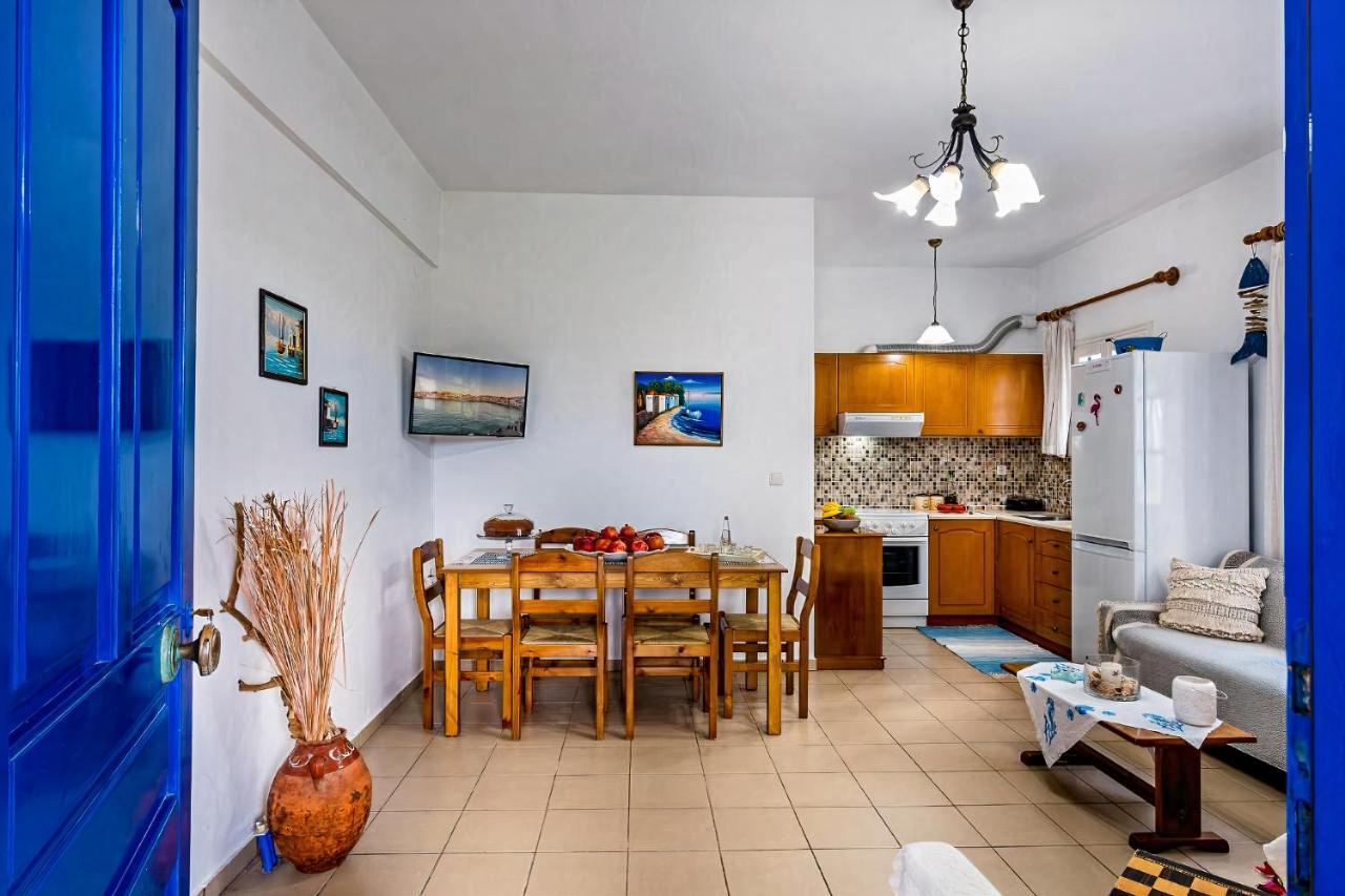 Blue Beach House Kissamos Bagian luar foto